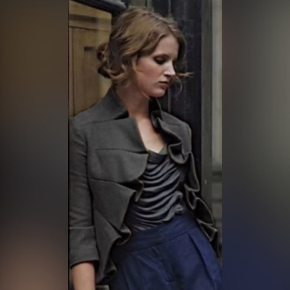 Elegant Gray Women's Jacket